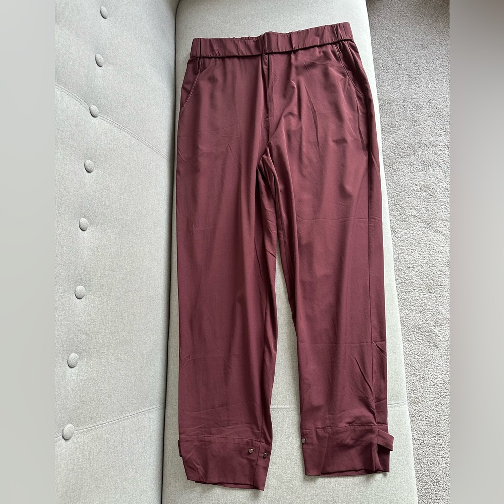 ADAY Maroon Ankle-Pants (M)